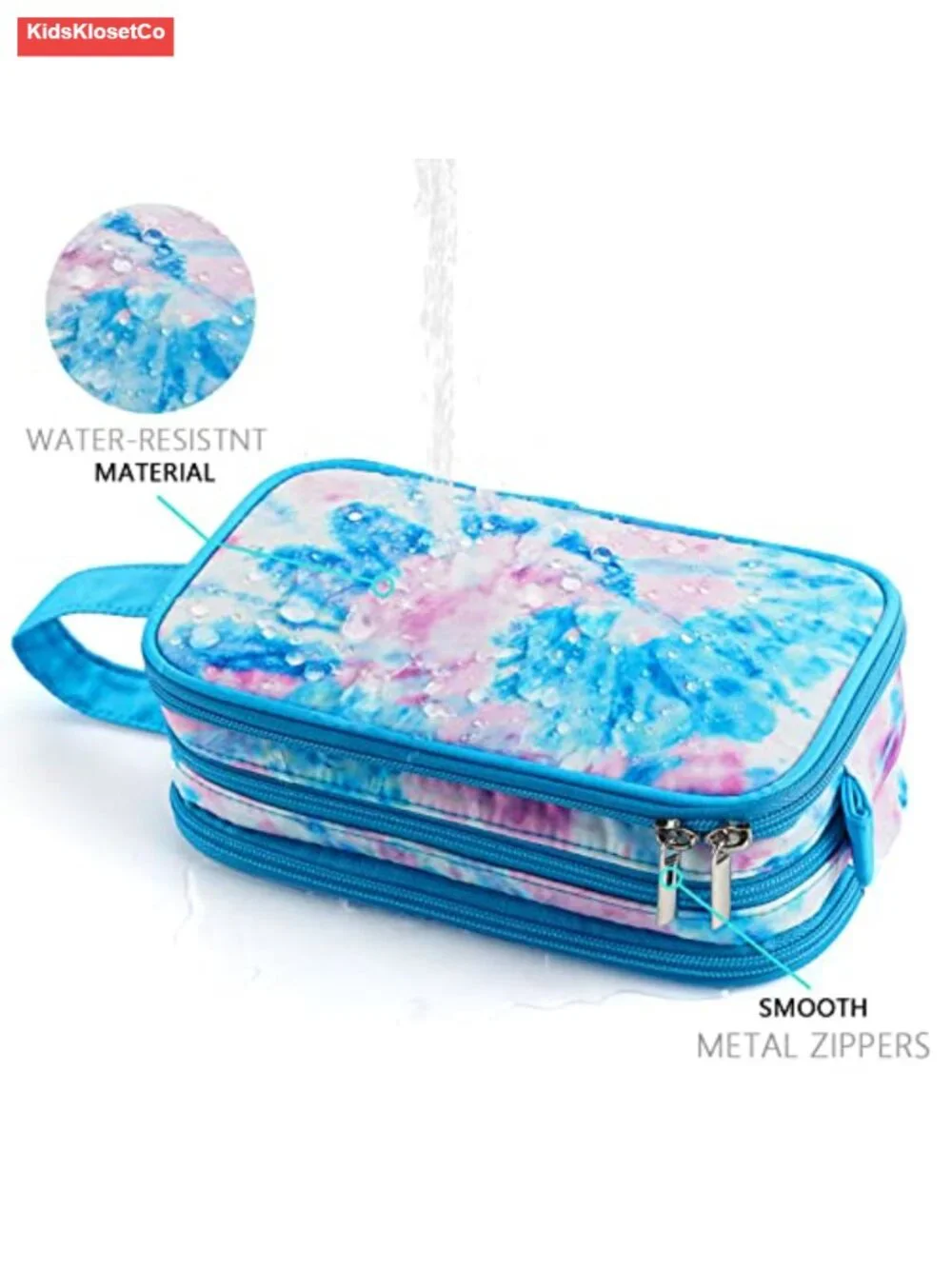 Waterproof Travel Toiletry Bag with Hanging Hook, Lightweight Cosmetic
